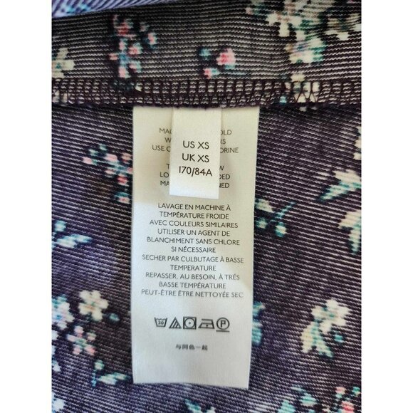 Free People Violet Visions Romper Floral Corduroy Size XS - Picture 12 of 13